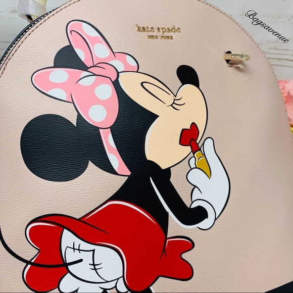 Kate spade NWT Minnie Mouse backpack multi novelty - Picture 6 of 8